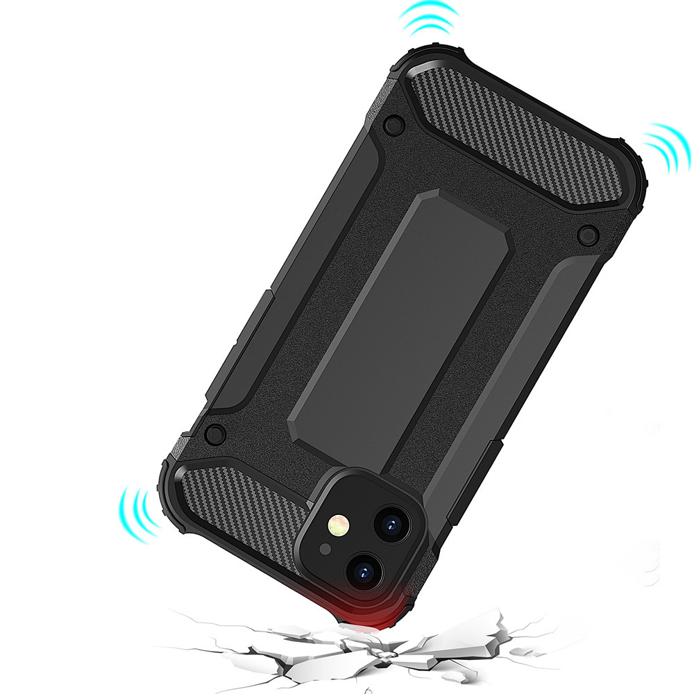 Pokrowiec etui pancerne Armor Case czarne Xiaomi Redmi Note 12 4G / 4