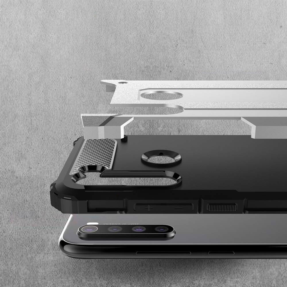 Pokrowiec etui pancerne Armor case czarne Xiaomi Redmi Note 8 / 5