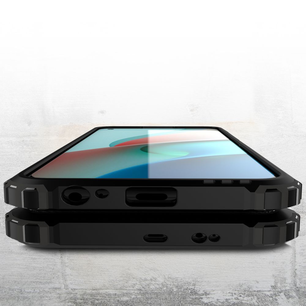 Pokrowiec etui pancerne Armor Case czarne Xiaomi Redmi Note 9T / 6