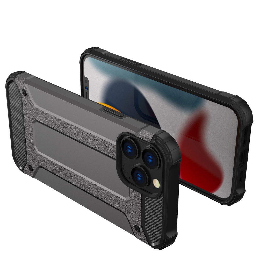 Pokrowiec etui pancerne Armor case granatowe APPLE iPhone 13 Pro Max / 2