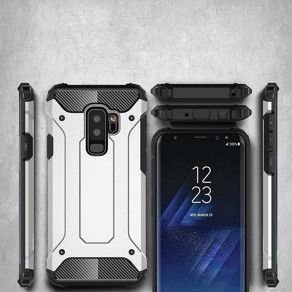 Pokrowiec etui pancerne Armor case granatowe SAMSUNG Galaxy S9 Plus / 4