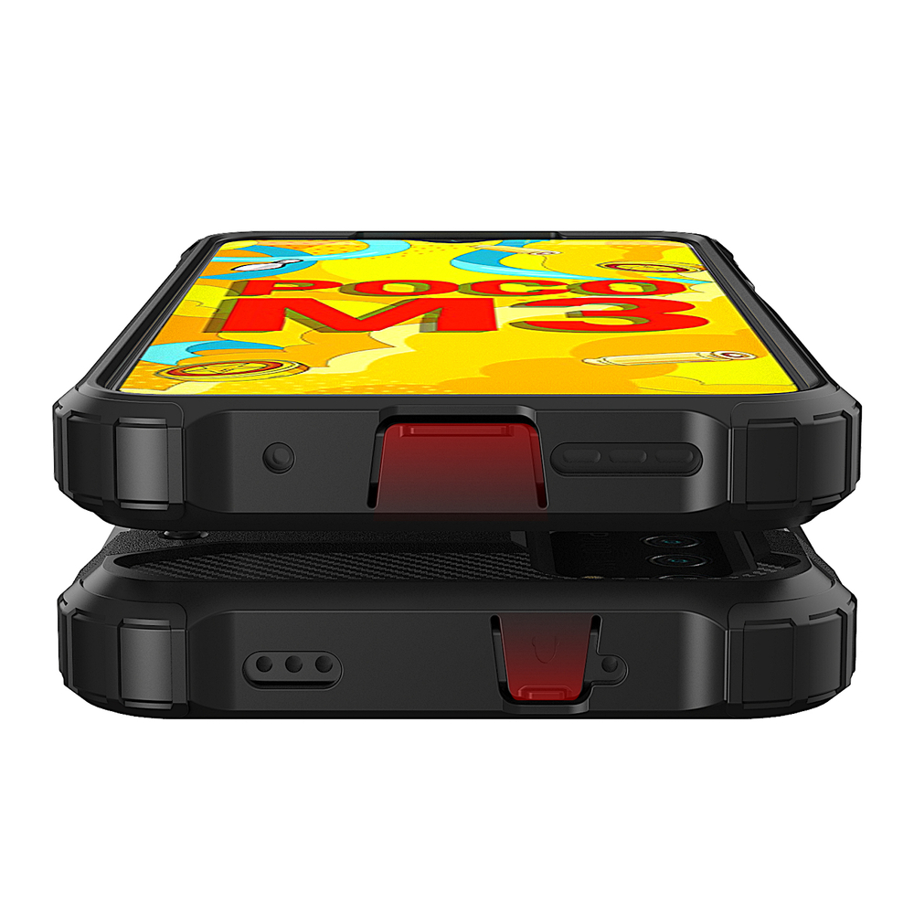Pokrowiec etui pancerne Armor case granatowe Xiaomi Redmi Note 10 5G / 8