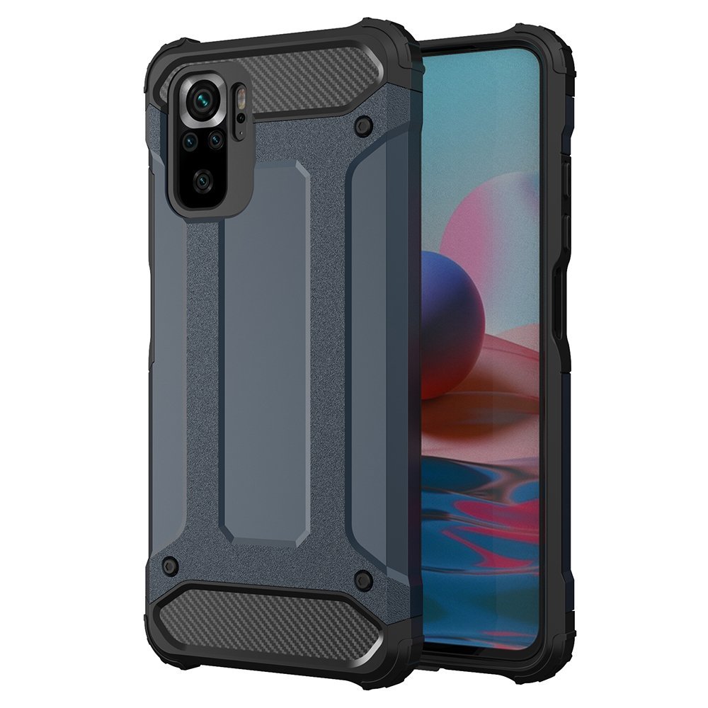 Pokrowiec etui pancerne Armor case granatowe Xiaomi Redmi Note 11T 5G