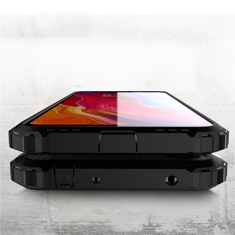 Pokrowiec etui pancerne Armor case granatowe Xiaomi Redmi Note 6 Pro / 4