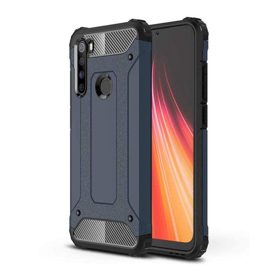 Pokrowiec etui pancerne Armor case granatowe Xiaomi Redmi Note 8