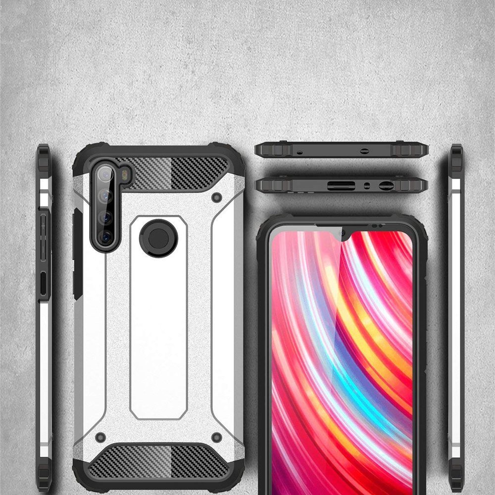 Pokrowiec etui pancerne Armor case granatowe Xiaomi Redmi Note 8T / 2