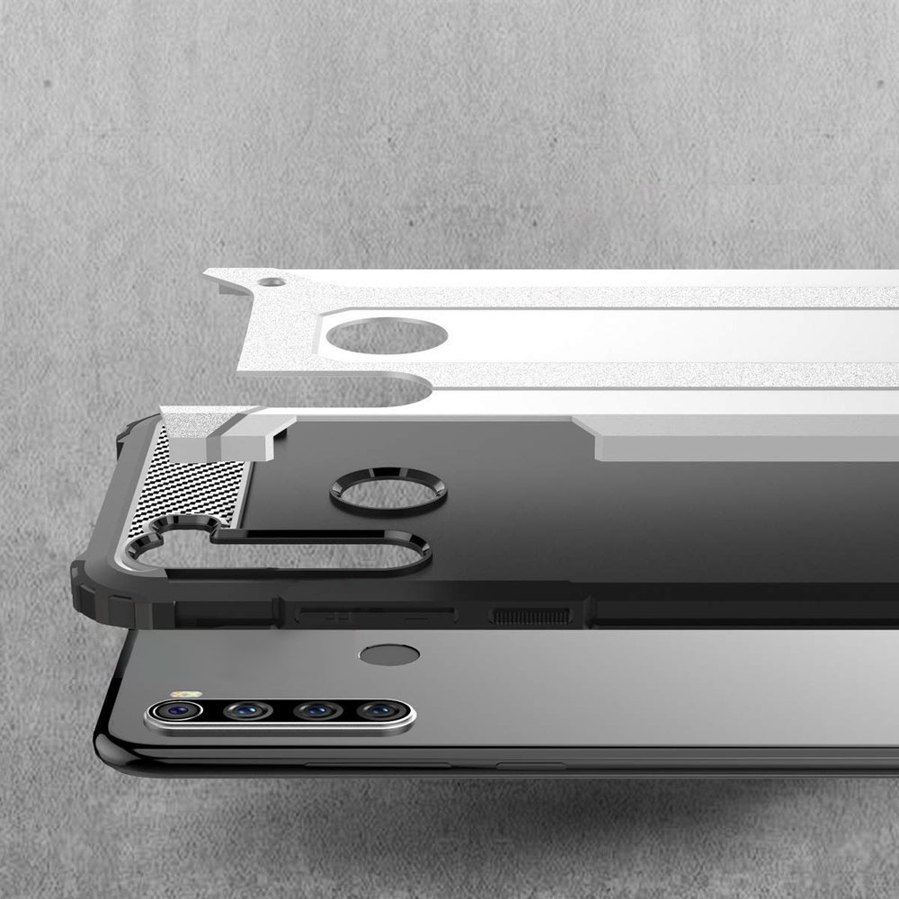 Pokrowiec etui pancerne Armor case granatowe Xiaomi Redmi Note 8T / 3