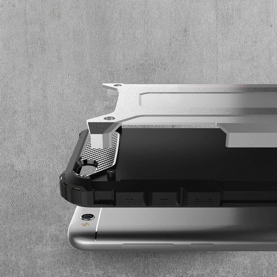 Pokrowiec etui pancerne Armor case srebrne Xiaomi Redmi 5A / 3