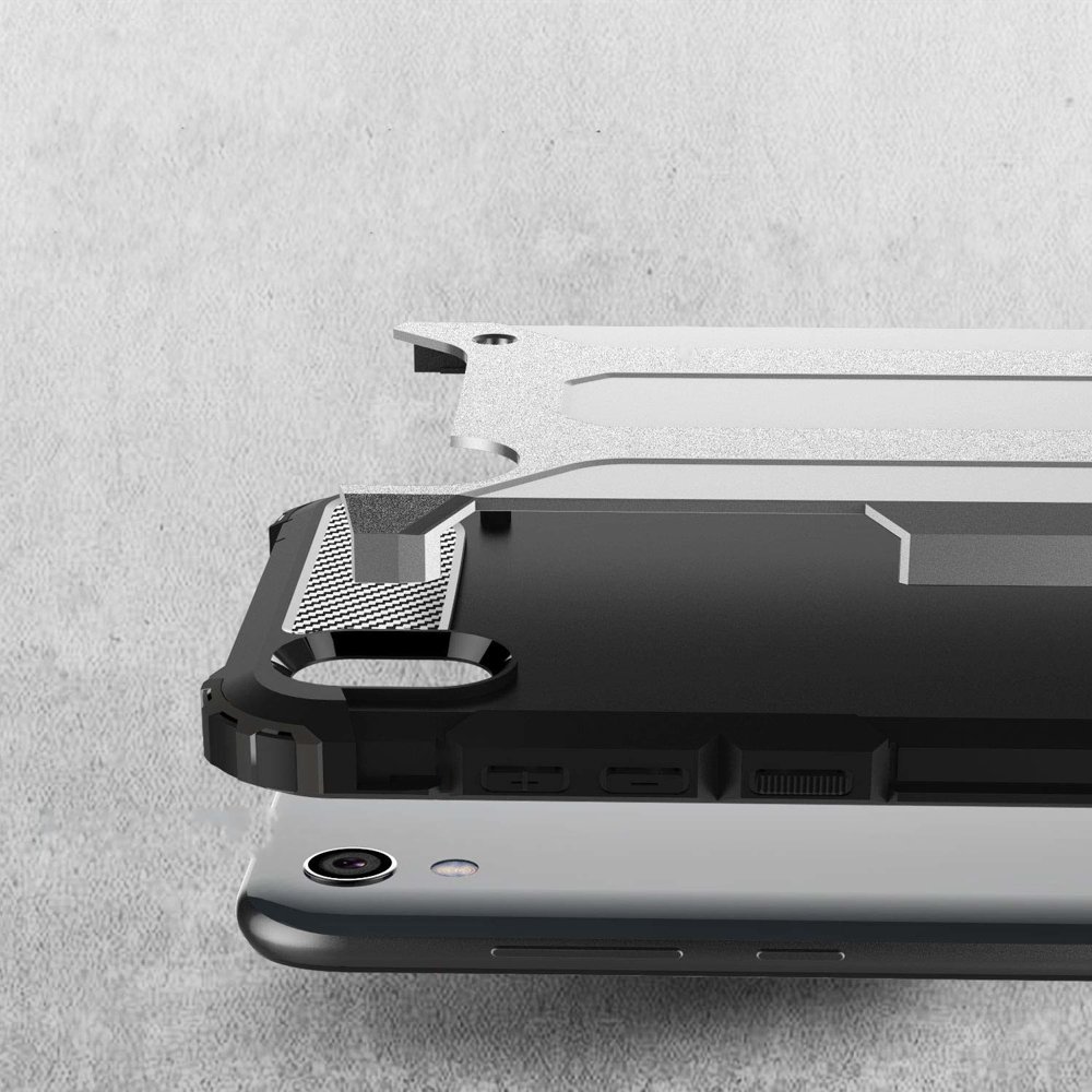 Pokrowiec etui pancerne Armor case srebrne Xiaomi Redmi 7A / 4