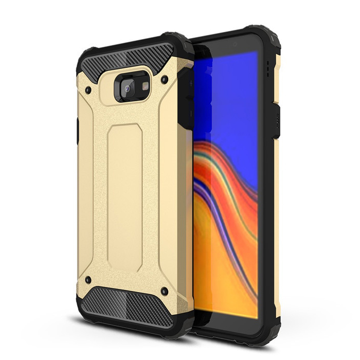 Pokrowiec etui pancerne Armor case zote SAMSUNG Galaxy J4+