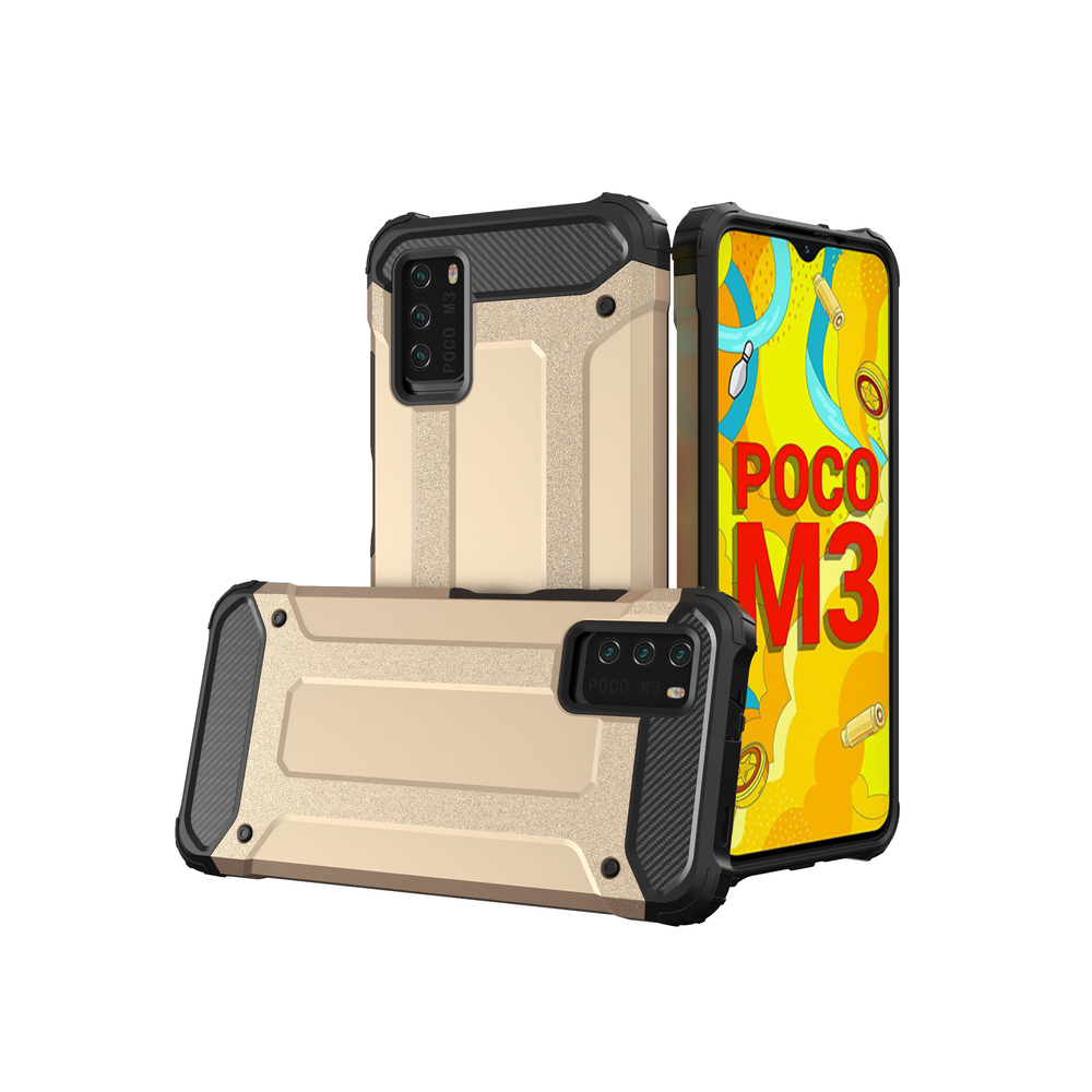 Pokrowiec etui pancerne Armor case zote Xiaomi Redmi Note 10 5G