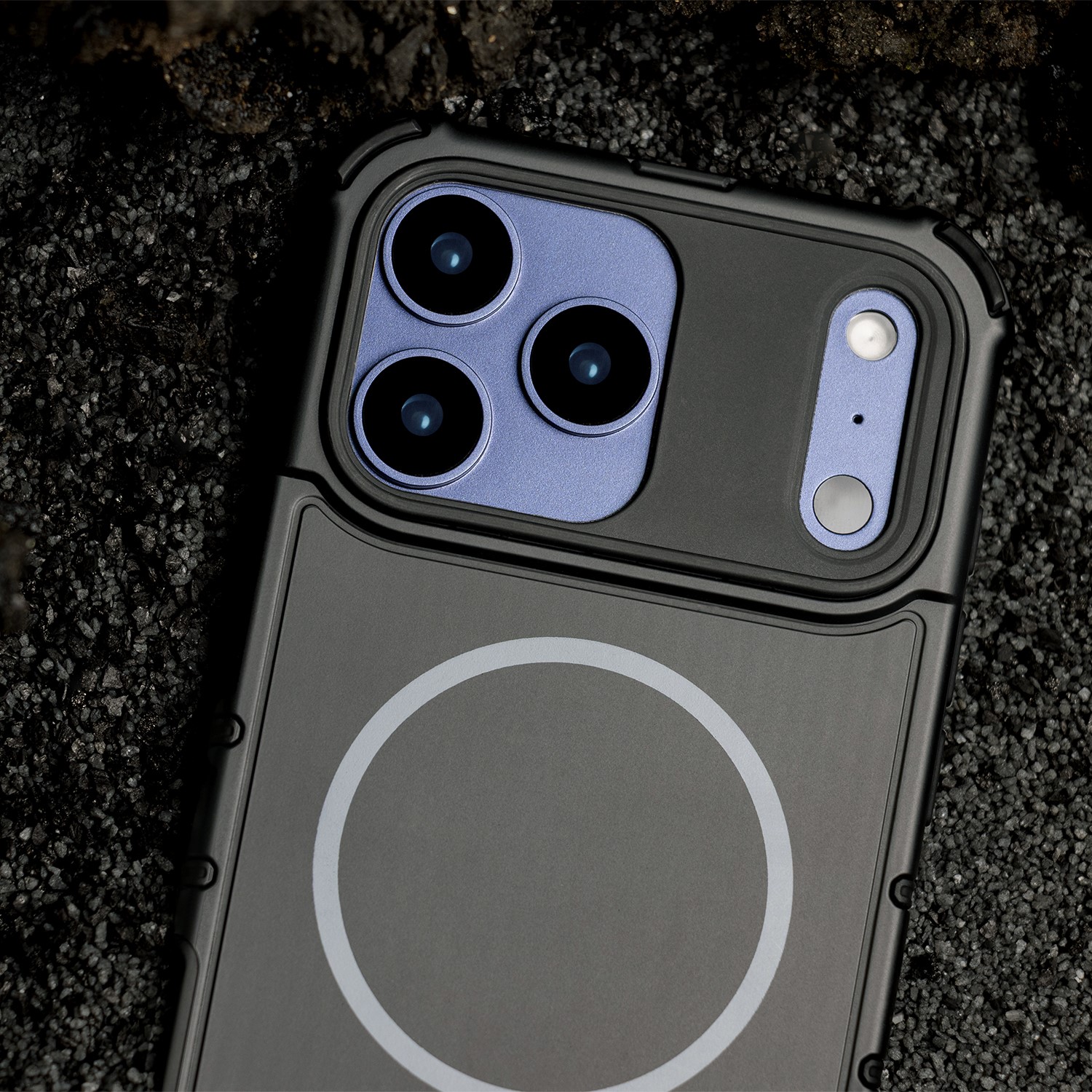 Pokrowiec etui pancerne Defender 2in1 Mag czarne APPLE iPhone 11 / 8