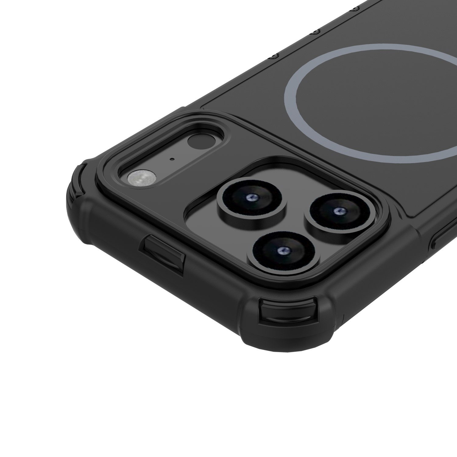 Pokrowiec etui pancerne Defender 2in1 Mag czarne APPLE iPhone 17 Pro / 3 Pokrowiec etui pancerne Defender 2in1 Mag czarne APPLE iPhone 17 Pro / 3