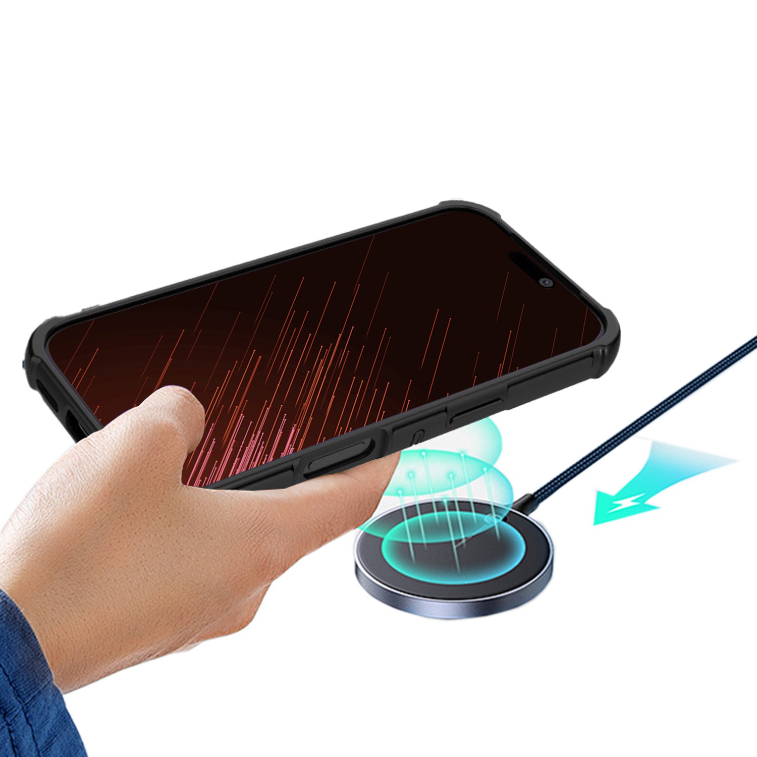 Pokrowiec etui pancerne Defender 2in1 Mag czarne SAMSUNG Galaxy S25 / 5