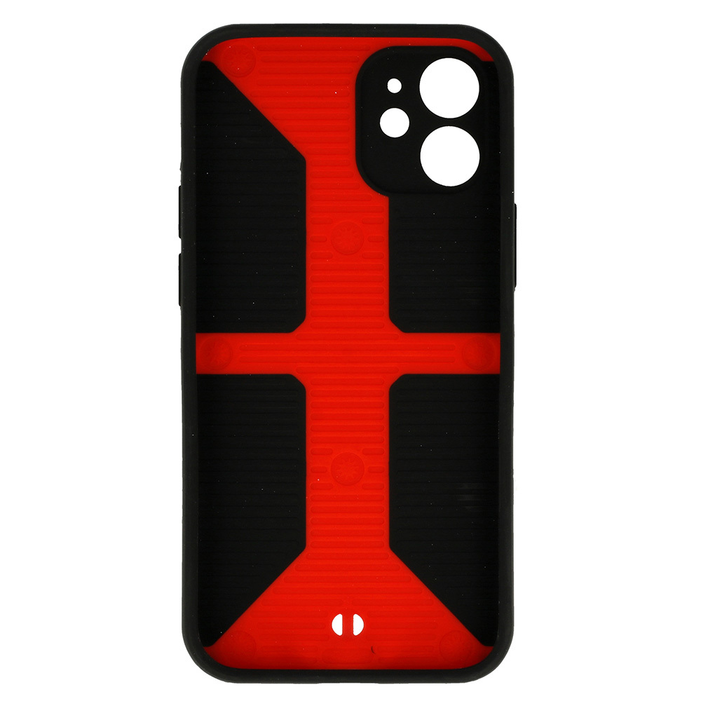 Pokrowiec etui pancerne Grip Case czerwone APPLE iPhone 12 Pro Max / 5