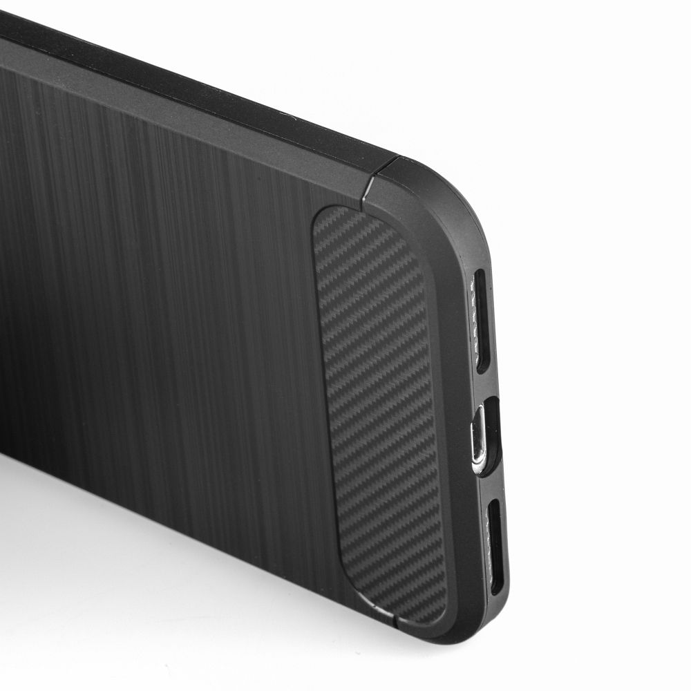 Pokrowiec etui pancerne Karbon Case czarne APPLE iPhone 16 Plus / 5