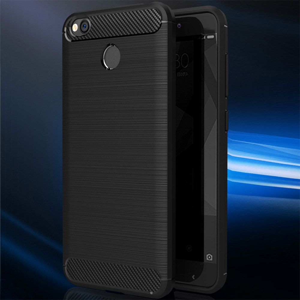 Pokrowiec etui pancerne Karbon Case czarne APPLE iPhone 6s Plus / 7