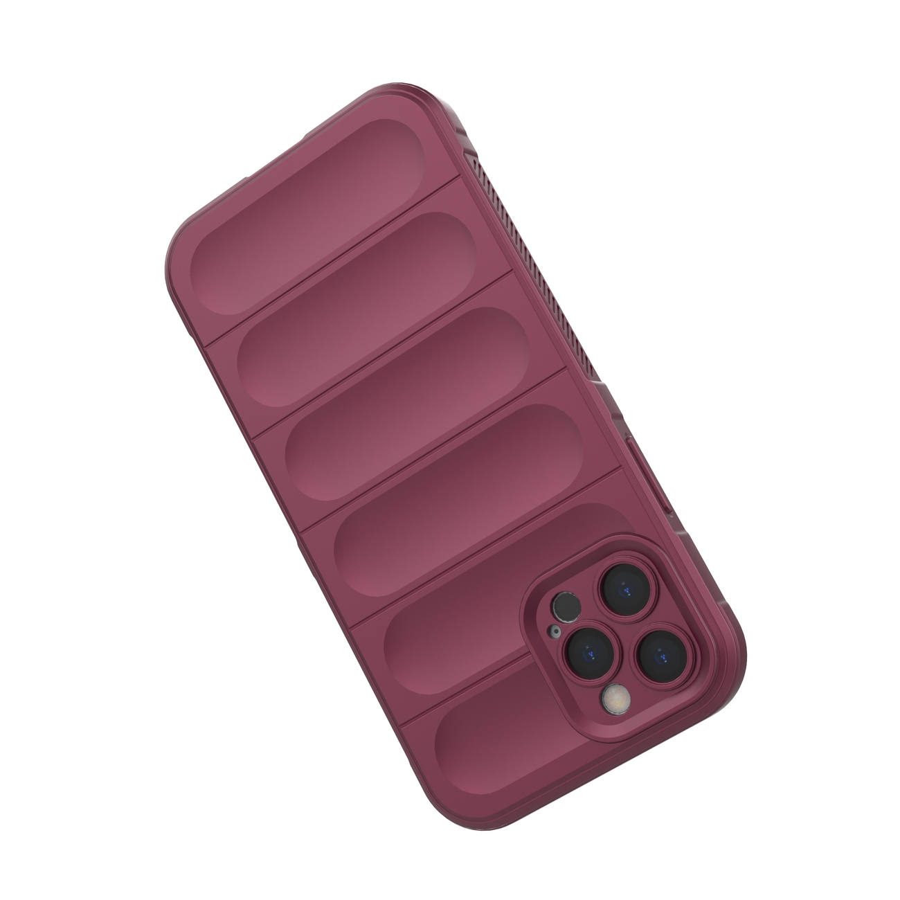 Pokrowiec etui pancerne Magic Shield Case burgundowe APPLE iPhone 12 Pro / 7