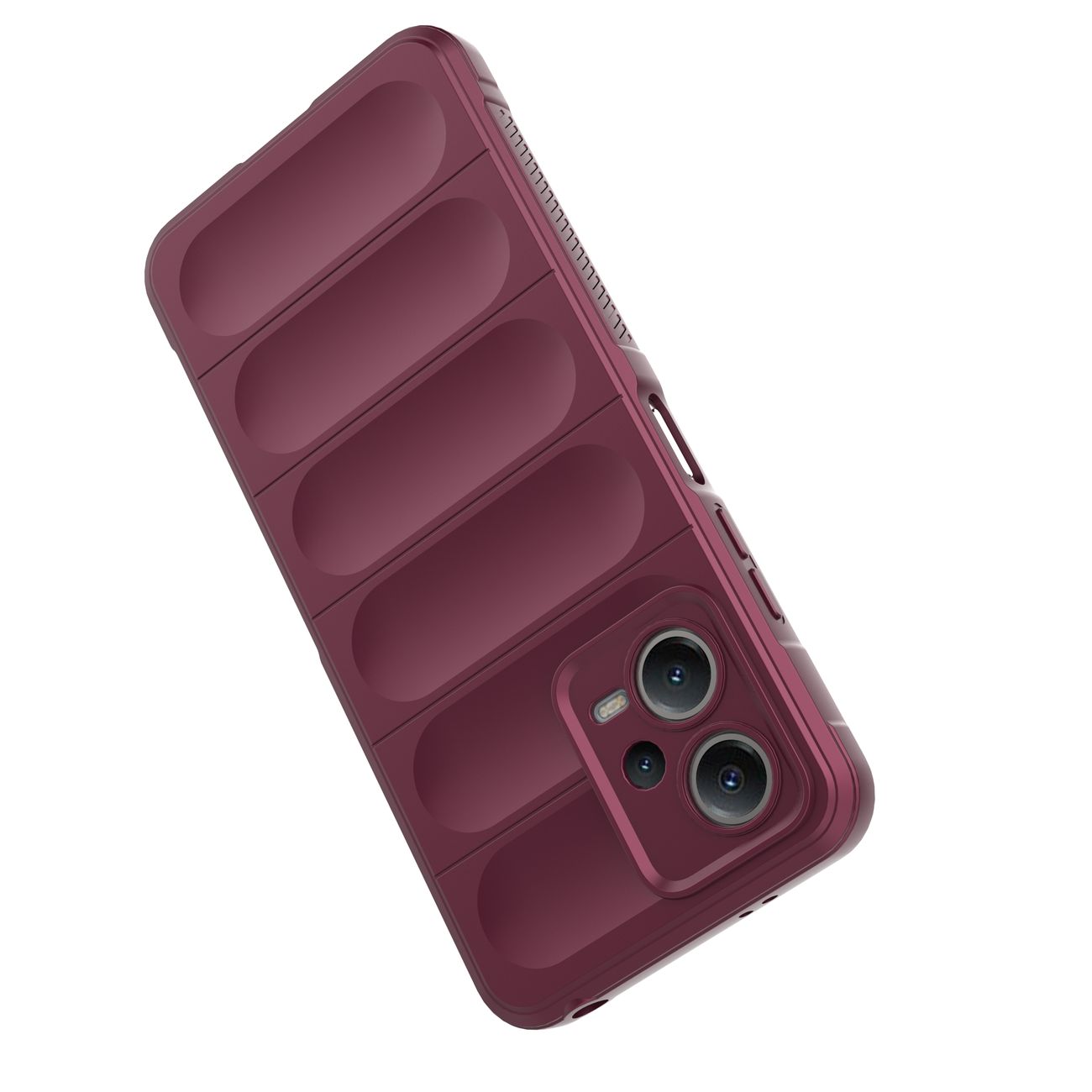 Pokrowiec etui pancerne Magic Shield Case burgundowe Xiaomi Poco X5 5G / 4