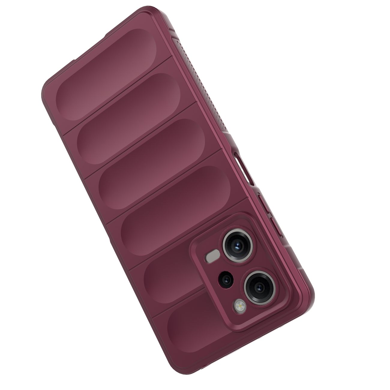 Pokrowiec etui pancerne Magic Shield Case burgundowe Xiaomi Poco X5 Pro 5G / 5