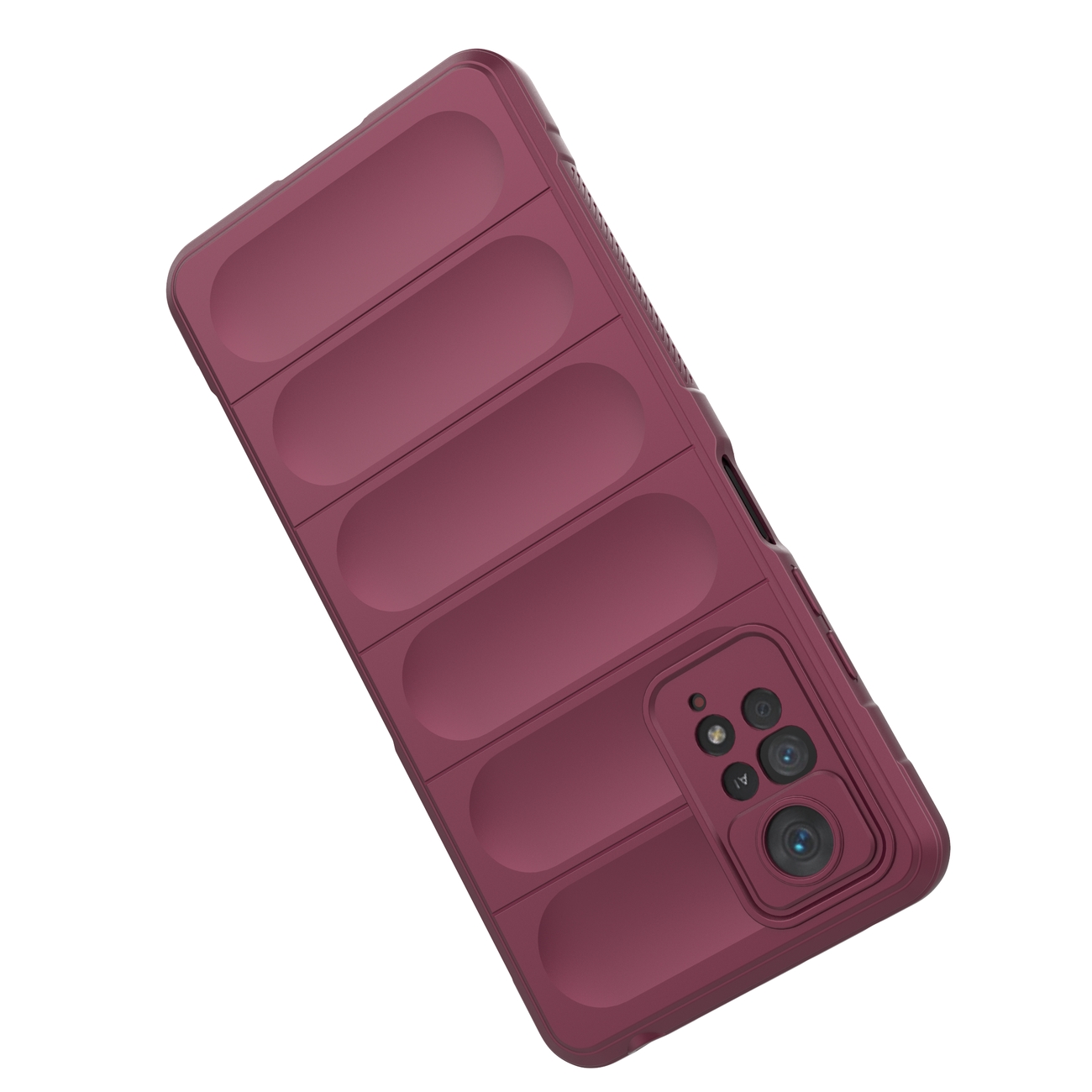 Pokrowiec etui pancerne Magic Shield Case burgundowe Xiaomi Redmi Note 11 Pro / 4