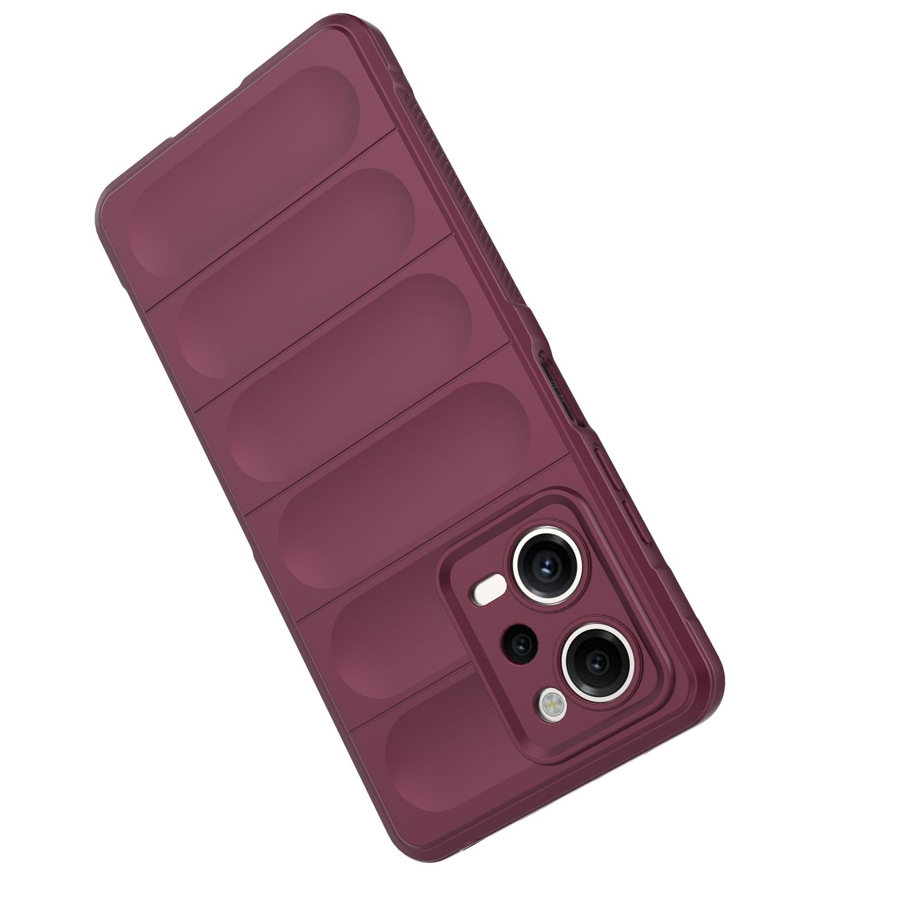 Pokrowiec etui pancerne Magic Shield Case burgundowe Xiaomi Redmi Note 12 Pro / 4