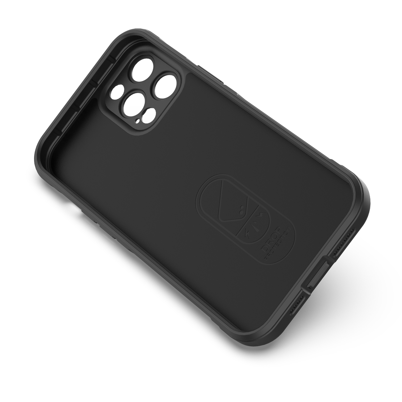 Pokrowiec etui pancerne Magic Shield Case czarne APPLE iPhone 12 Pro Max / 2