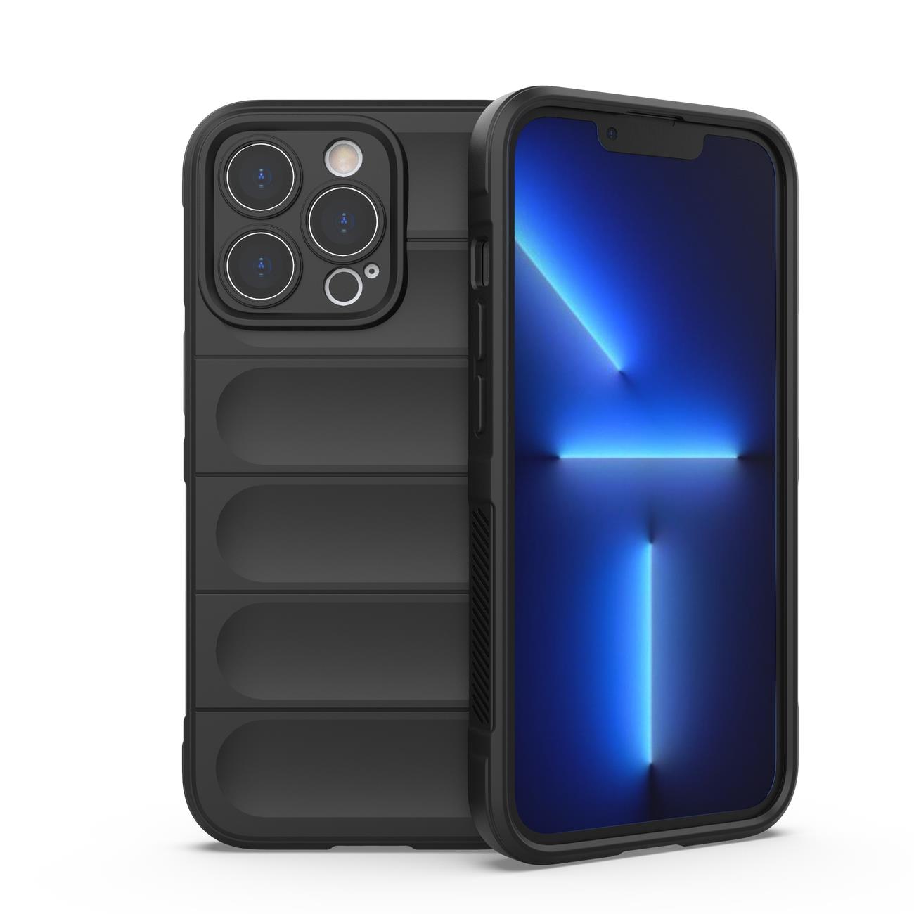 Pokrowiec etui pancerne Magic Shield Case czarne APPLE iPhone 13 Pro Max