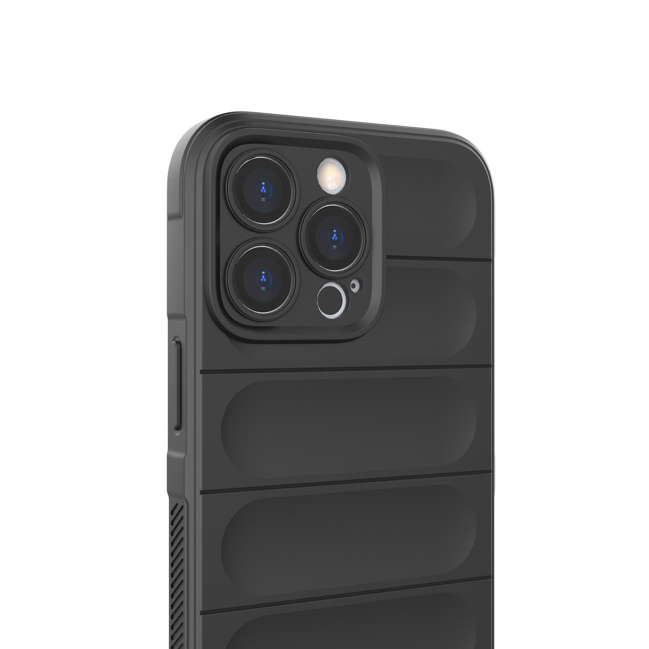 Pokrowiec etui pancerne Magic Shield Case czarne APPLE iPhone 13 Pro Max / 10