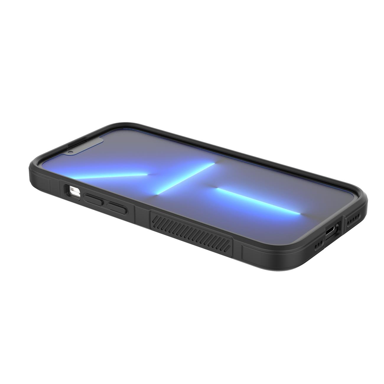 Pokrowiec etui pancerne Magic Shield Case czarne APPLE iPhone 13 Pro Max / 12