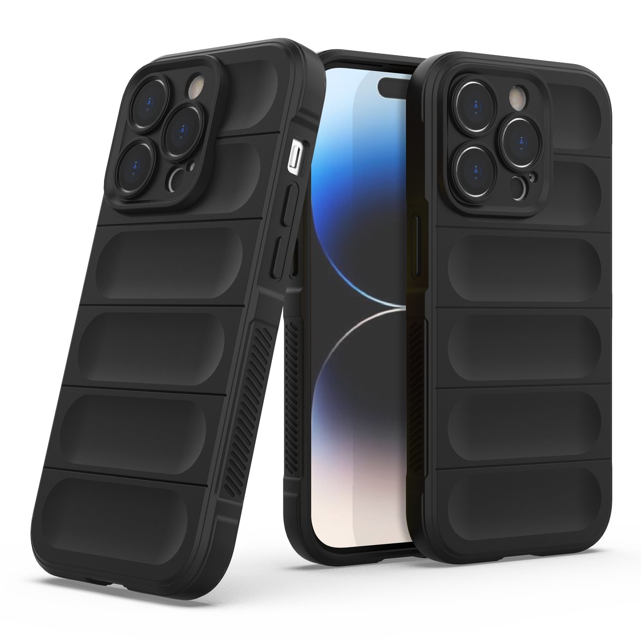 Pokrowiec etui pancerne Magic Shield Case czarne APPLE iPhone 14 Pro / 7