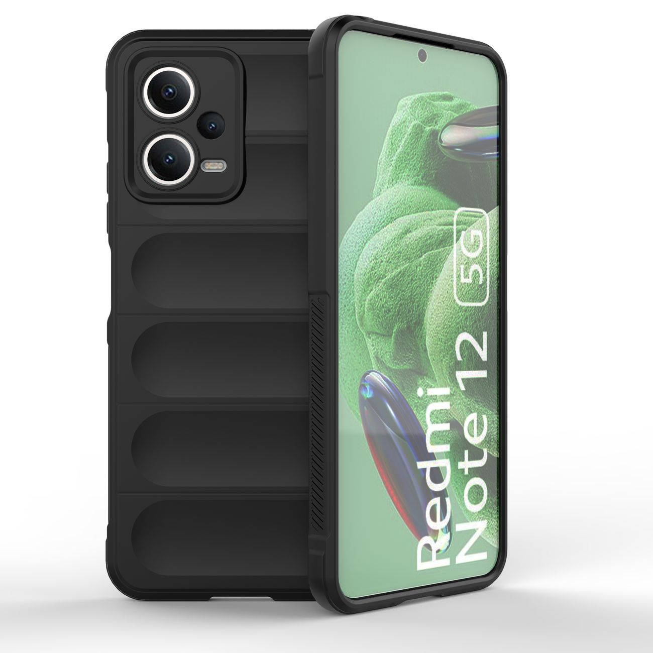 Pokrowiec etui pancerne Magic Shield Case czarne Xiaomi Poco X5 5G