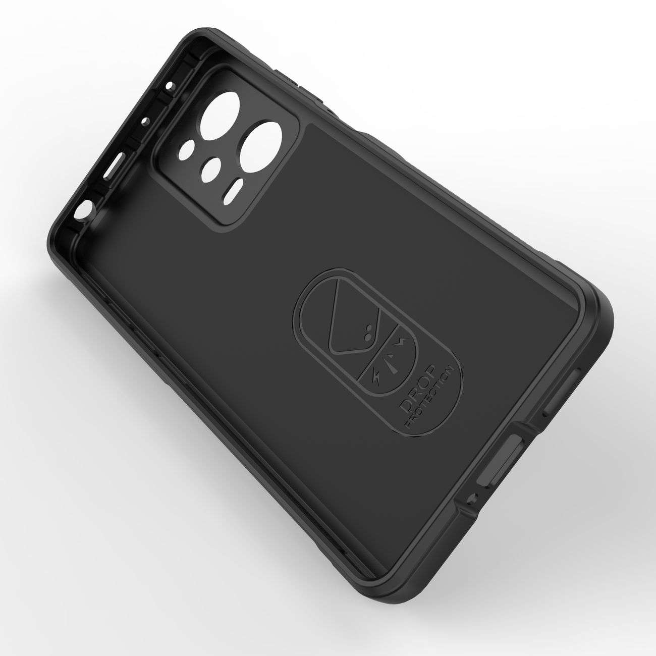 Pokrowiec etui pancerne Magic Shield Case czarne Xiaomi Redmi Note 12 Pro / 3