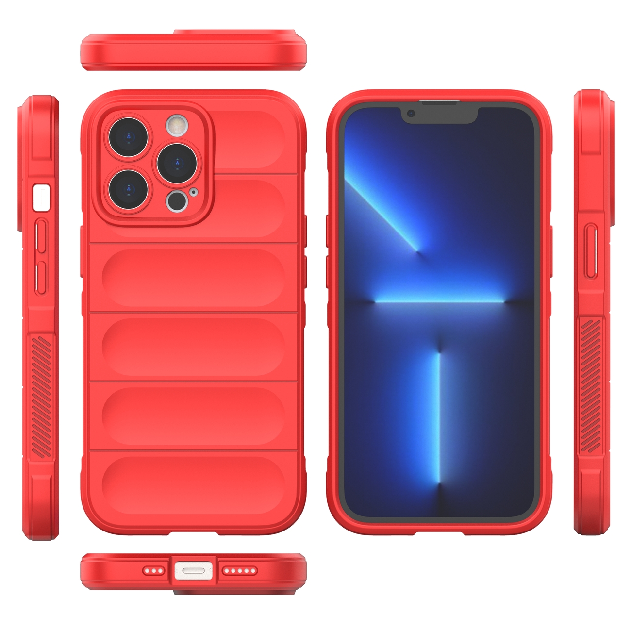 Pokrowiec etui pancerne Magic Shield Case czerwone APPLE iPhone 13 Pro / 8