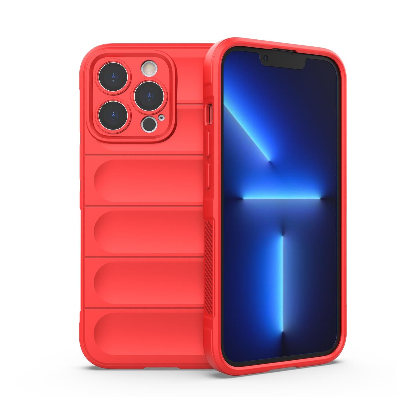 Pokrowiec etui pancerne Magic Shield Case czerwone APPLE iPhone 13 Pro Max