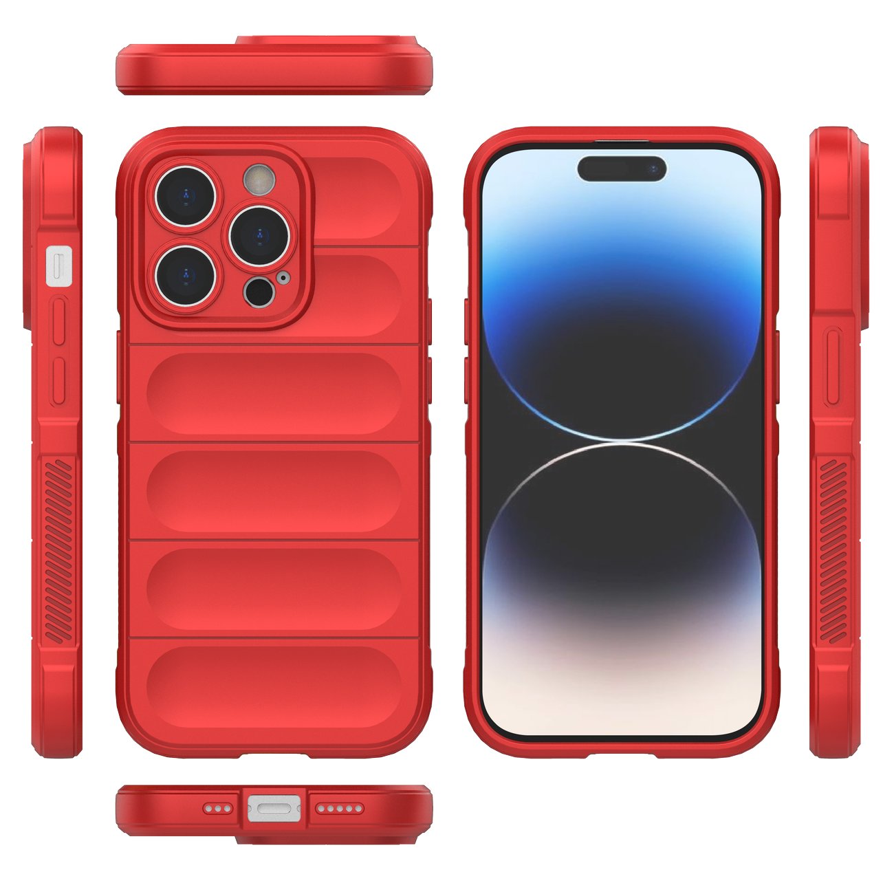 Pokrowiec etui pancerne Magic Shield Case czerwone APPLE iPhone 14 Pro / 6