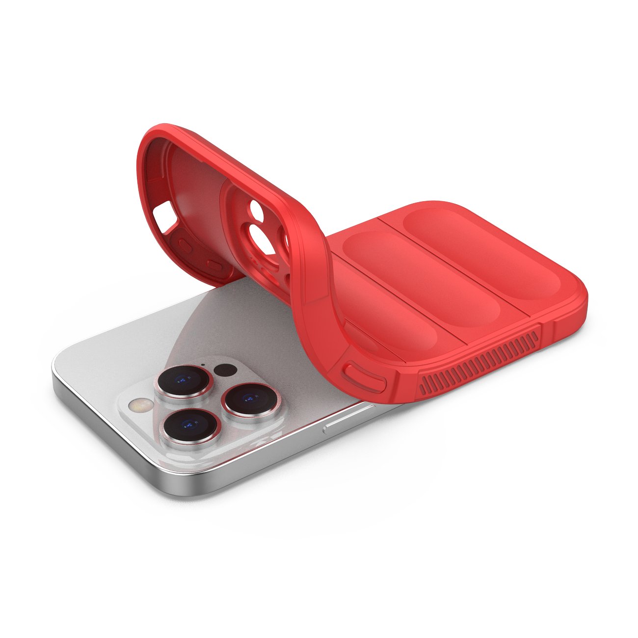 Pokrowiec etui pancerne Magic Shield Case czerwone APPLE iPhone 14 Pro / 7