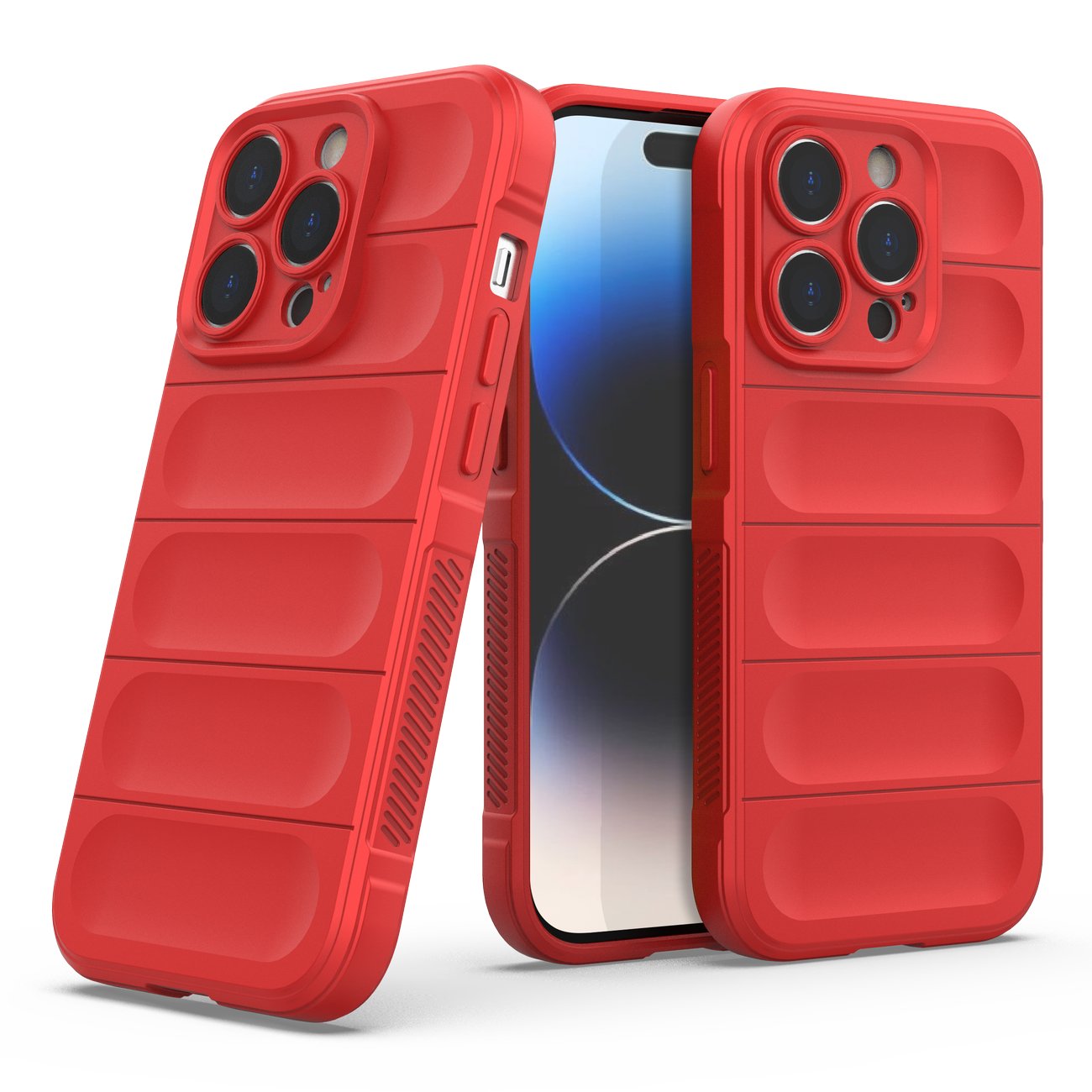 Pokrowiec etui pancerne Magic Shield Case czerwone APPLE iPhone 14 Pro / 8