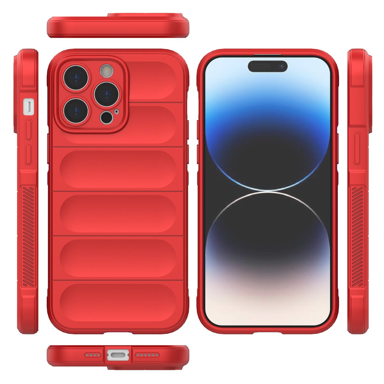 Pokrowiec etui pancerne Magic Shield Case czerwone APPLE iPhone 14 Pro Max / 6
