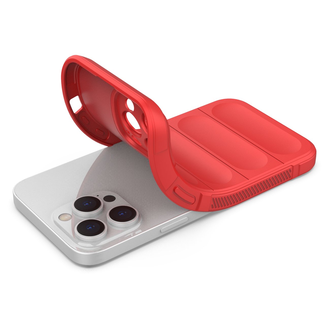 Pokrowiec etui pancerne Magic Shield Case czerwone APPLE iPhone 14 Pro Max / 7