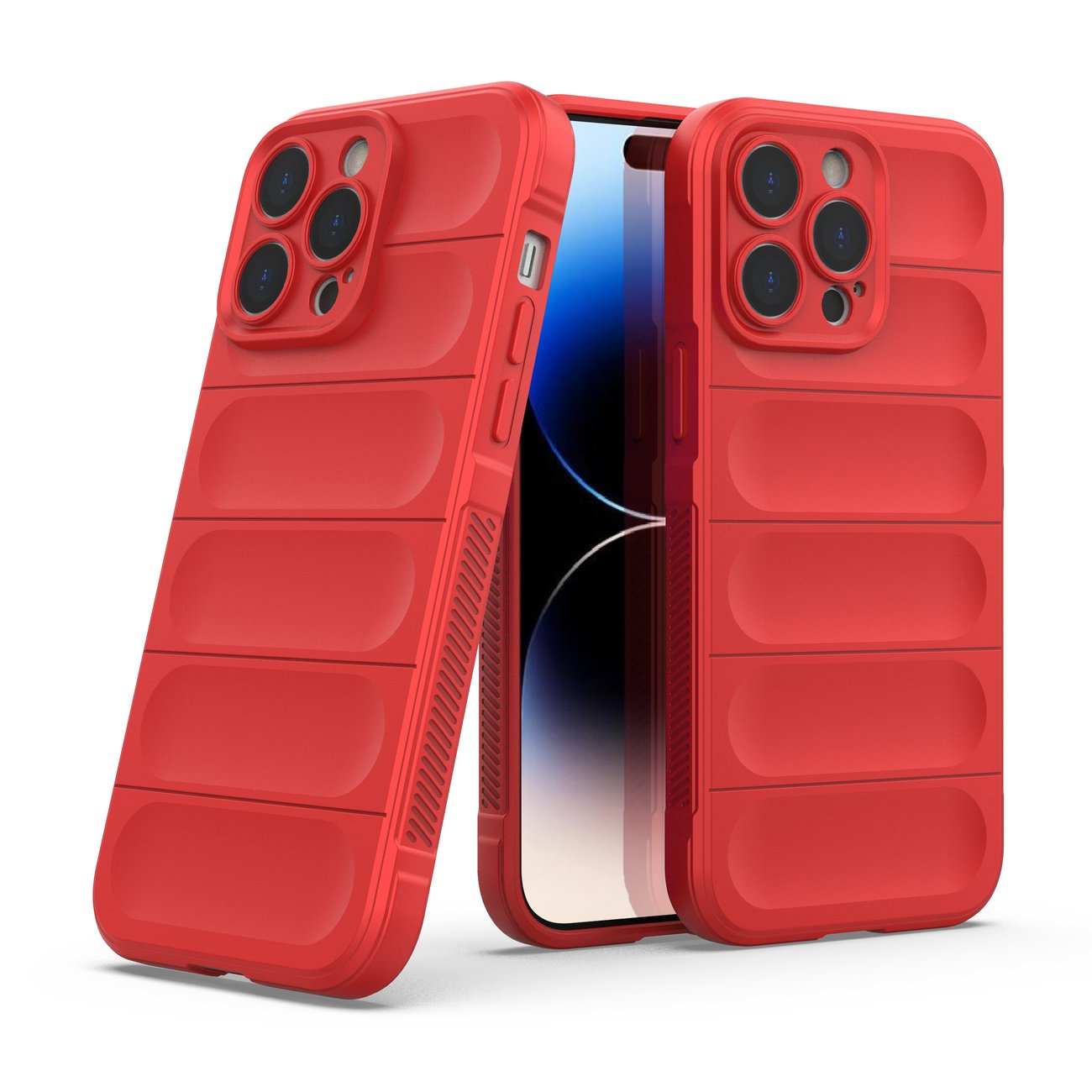 Pokrowiec etui pancerne Magic Shield Case czerwone APPLE iPhone 14 Pro Max / 8