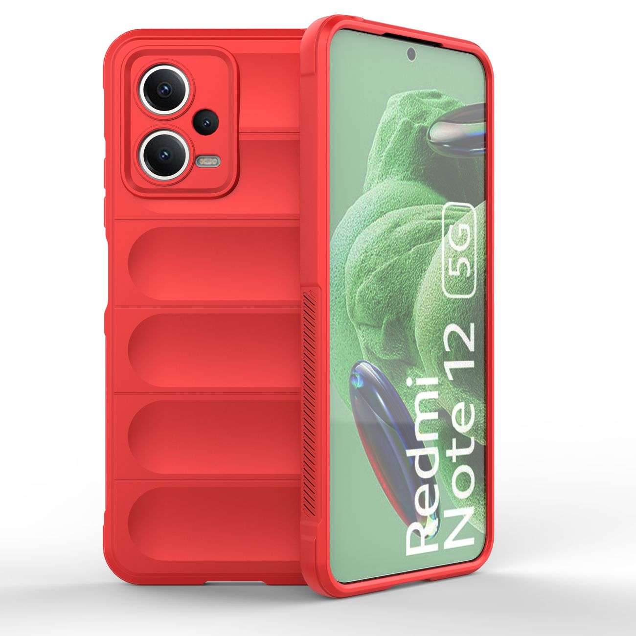 Pokrowiec etui pancerne Magic Shield Case czerwone Xiaomi Poco X5 5G