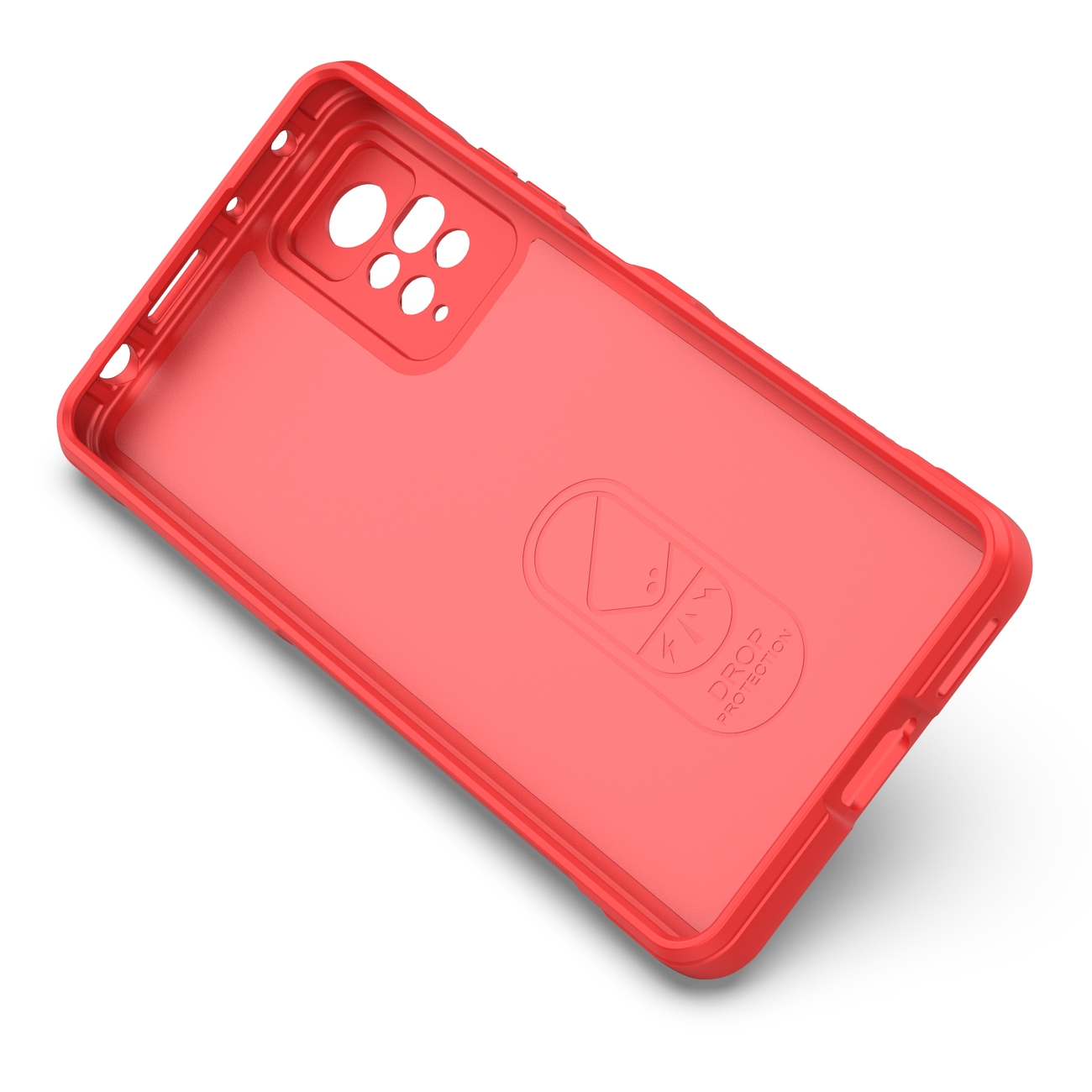 Pokrowiec etui pancerne Magic Shield Case czerwone Xiaomi Redmi Note 11 Pro / 2