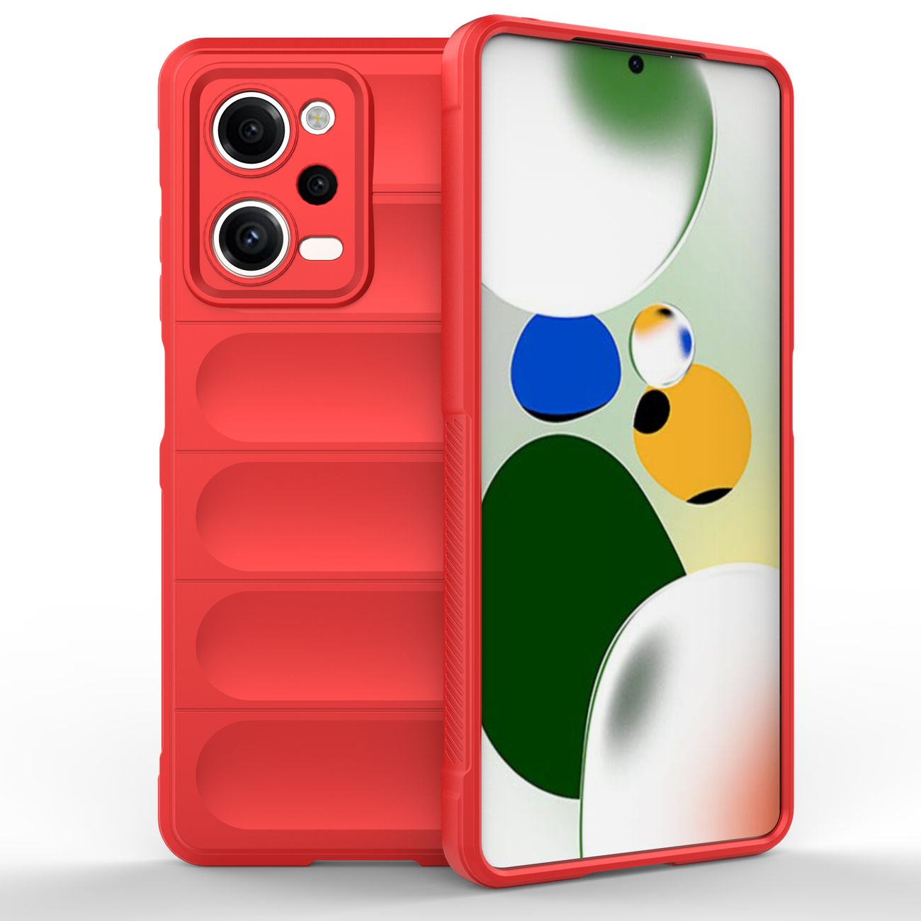 Pokrowiec etui pancerne Magic Shield Case czerwone Xiaomi Redmi Note 12 Pro