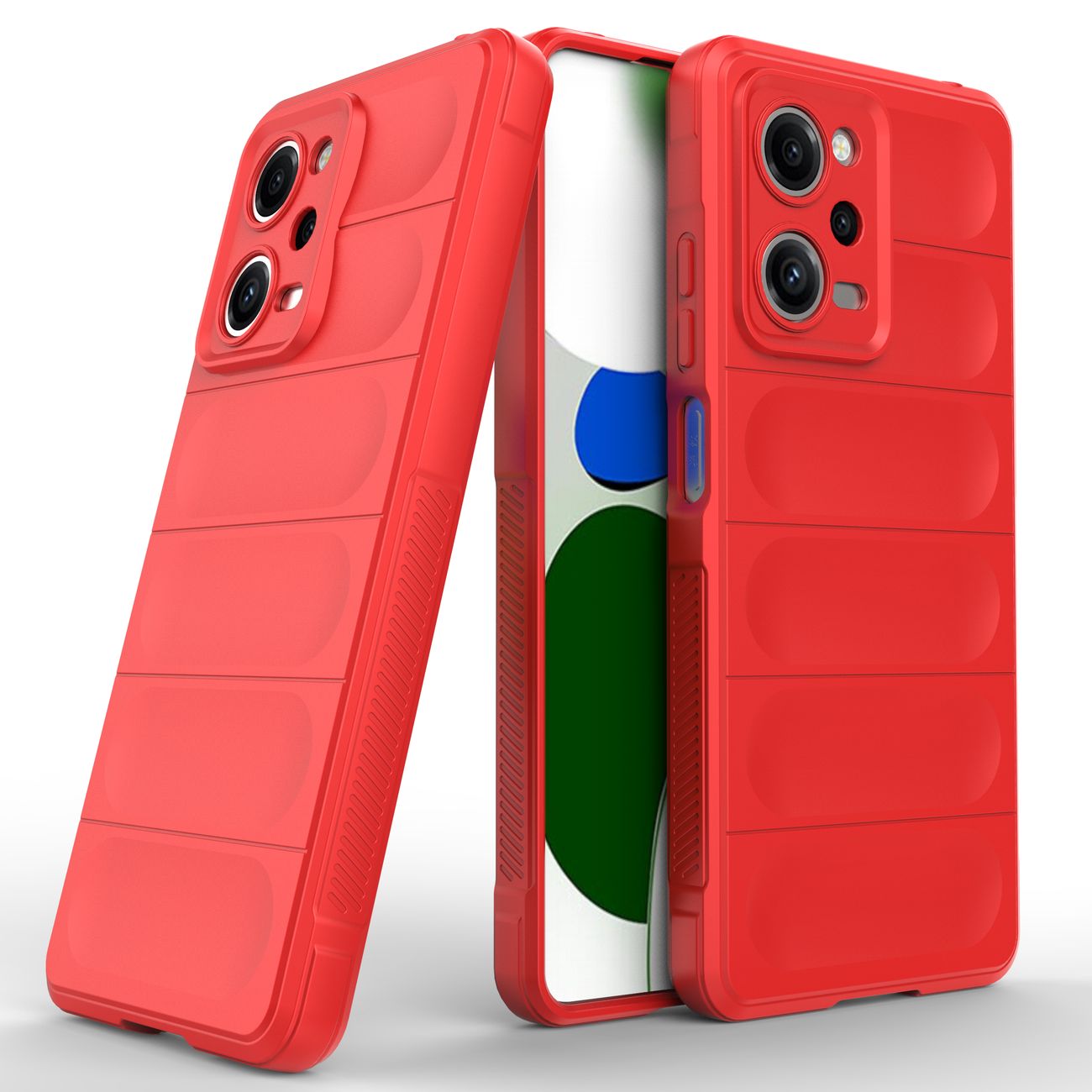 Pokrowiec etui pancerne Magic Shield Case czerwone Xiaomi Redmi Note 12 Pro / 5