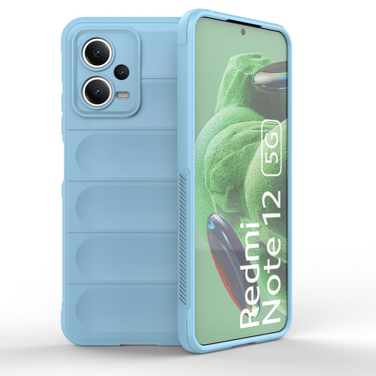 Pokrowiec etui pancerne Magic Shield Case jasnoniebieskie Xiaomi Poco X5 5G