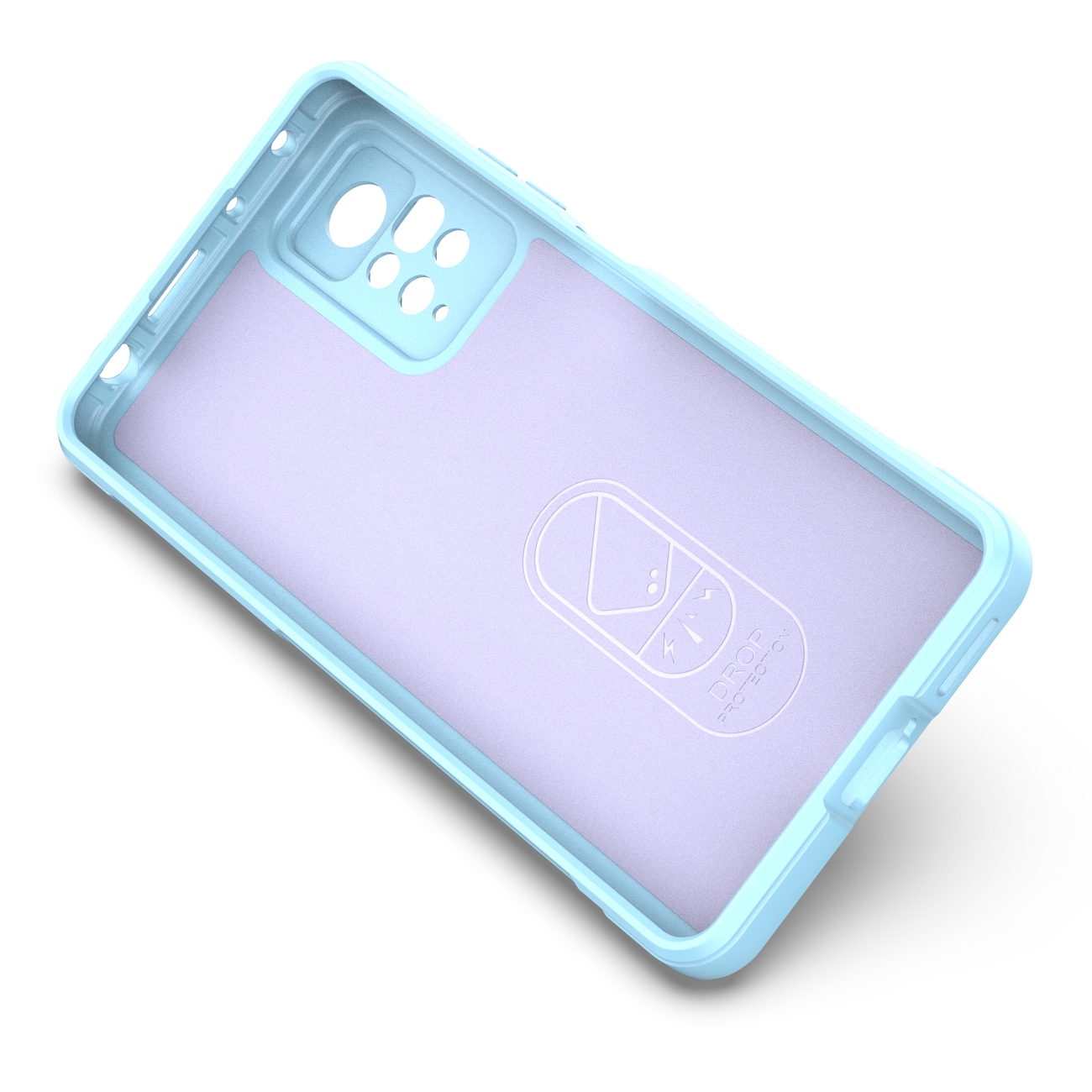 Pokrowiec etui pancerne Magic Shield Case jasnoniebieskie Xiaomi Redmi Note 11 Pro / 2