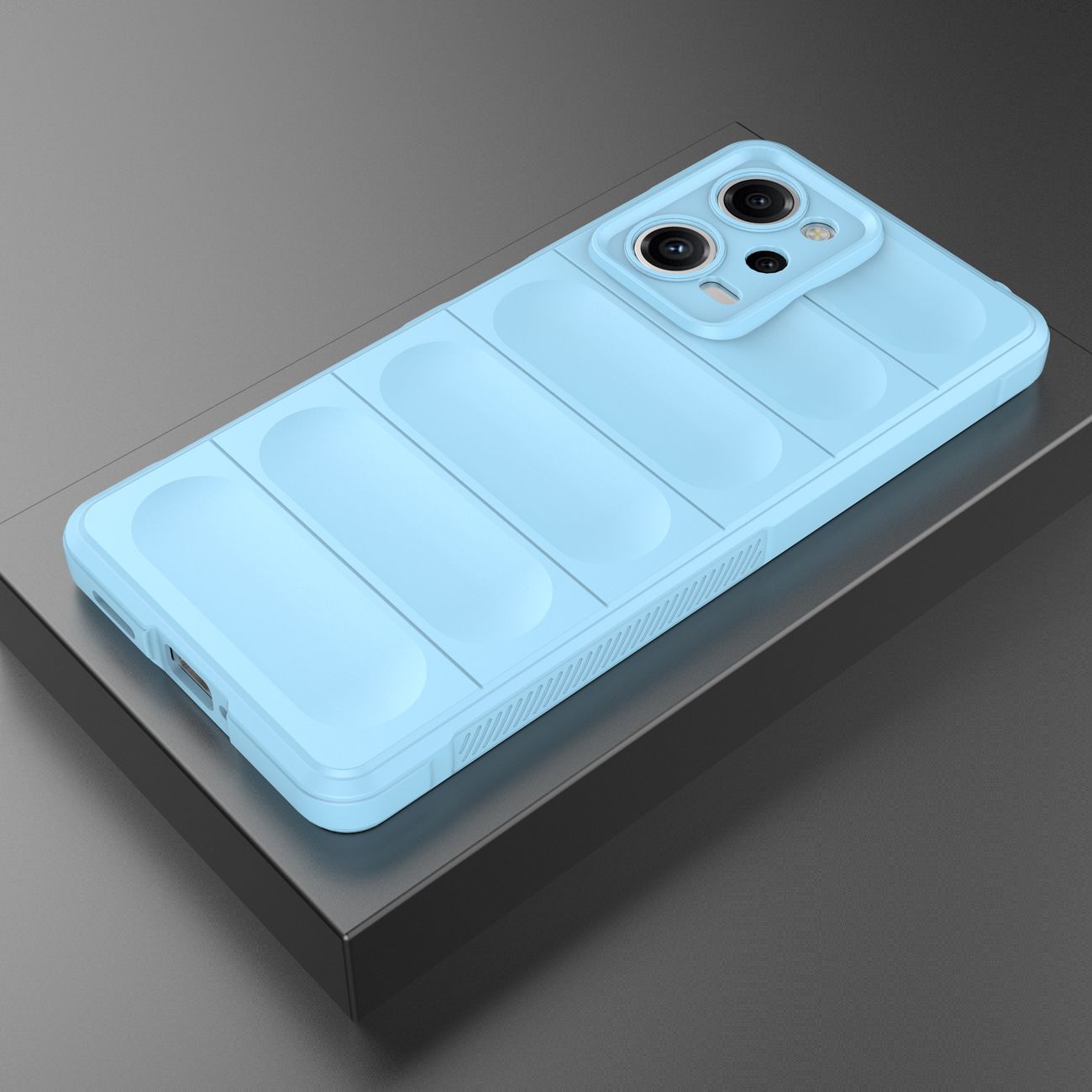 Pokrowiec etui pancerne Magic Shield Case jasnoniebieskie Xiaomi Redmi Note 12 Pro / 2