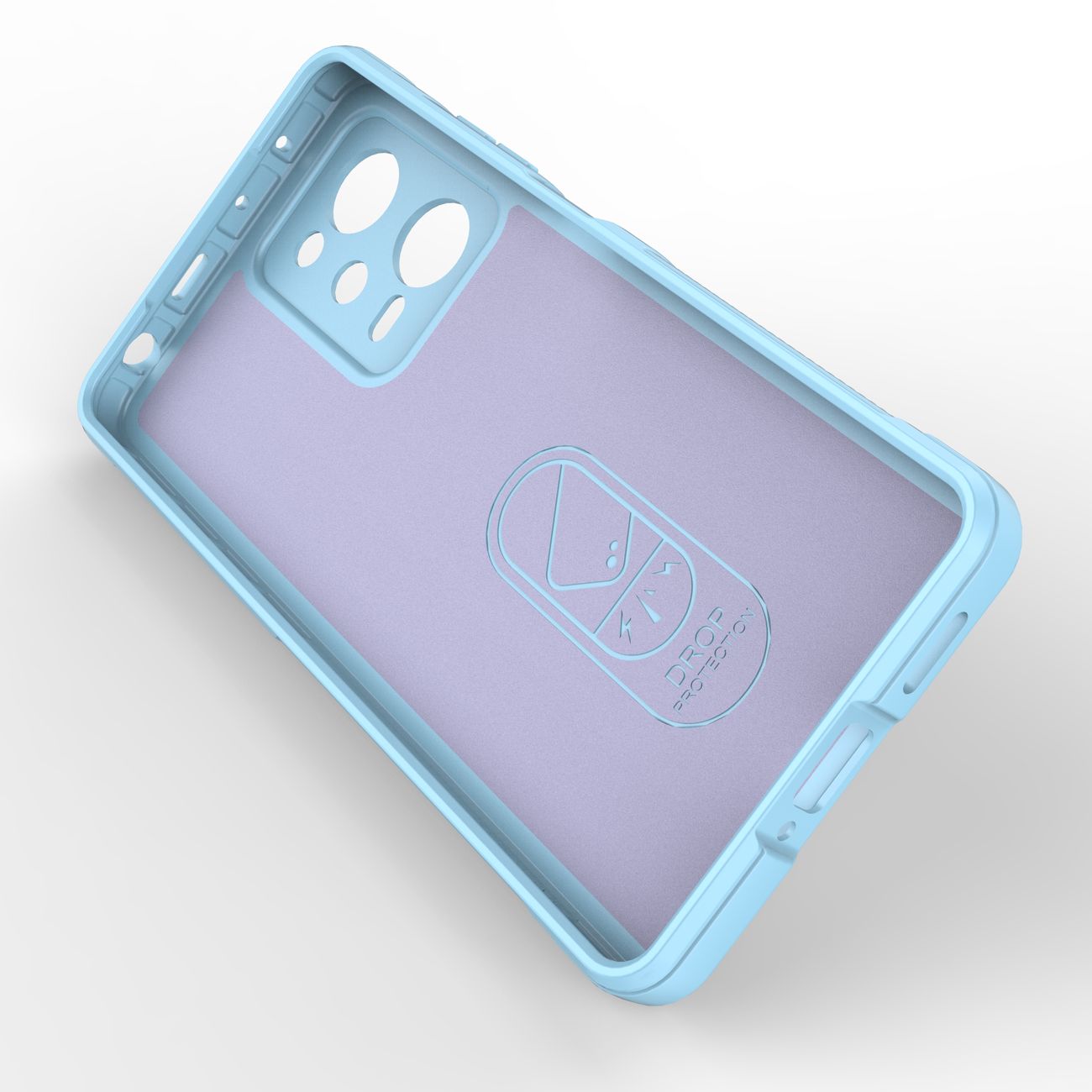 Pokrowiec etui pancerne Magic Shield Case jasnoniebieskie Xiaomi Redmi Note 12 Pro / 5