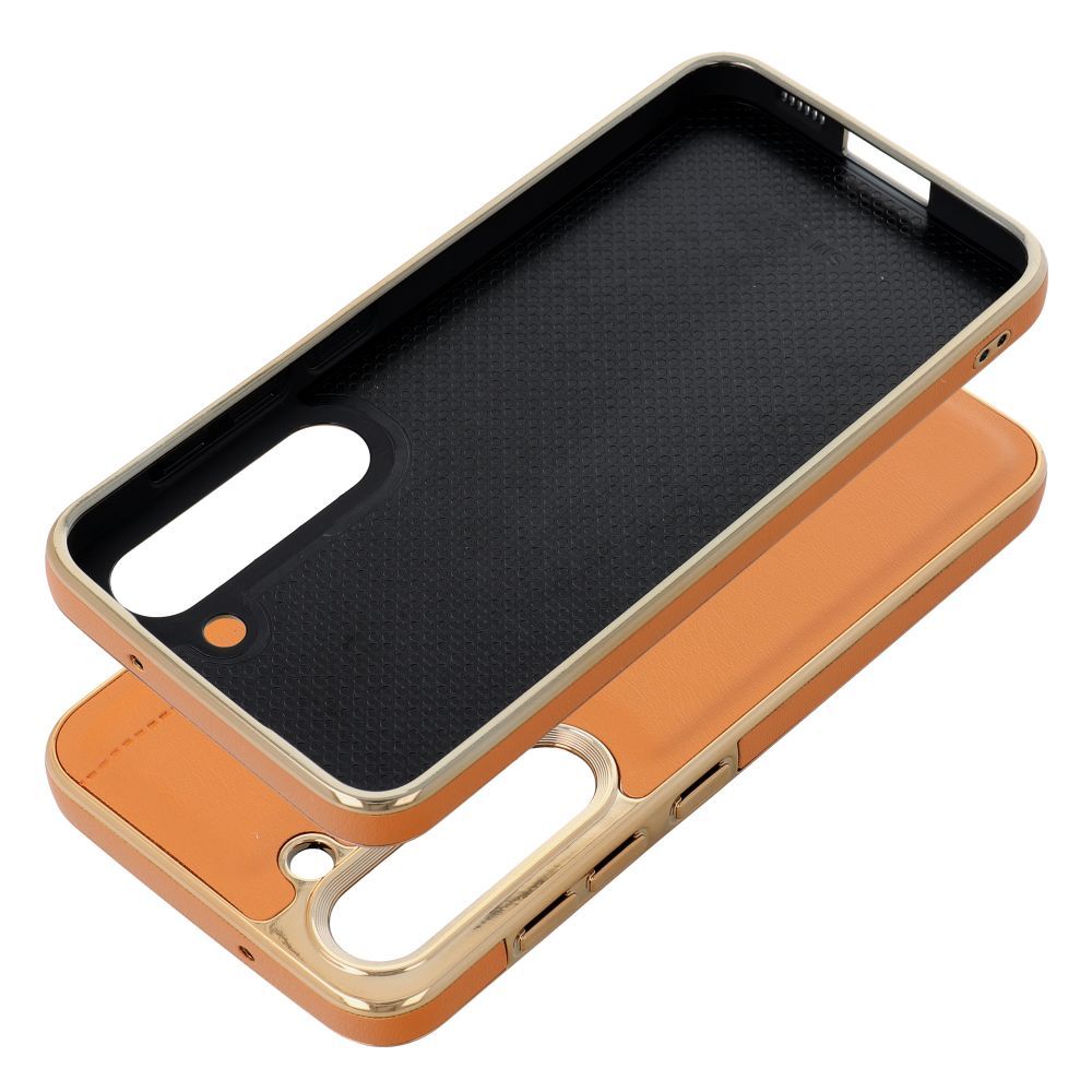 Pokrowiec etui pancerne MILANO brzowe SAMSUNG Galaxy S24 Ultra / 3